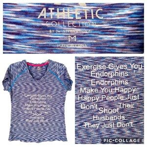 Athletic Collection fitness top - SZ MEDIUM